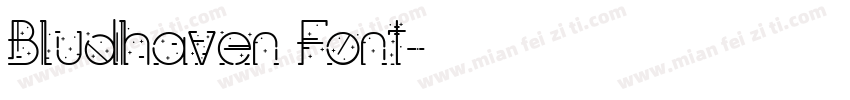 Bludhaven Font字体转换